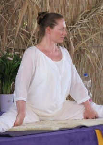 Avtar Kaur Hip opening stretch