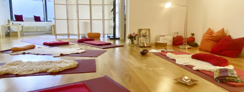 Raum im Kundalini Yoga Zentrum München
