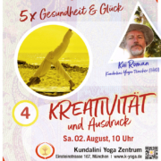 Flyer Workshop-Reihe 2025: 3. "Kreativität", 2.8.25, 10 Uhr